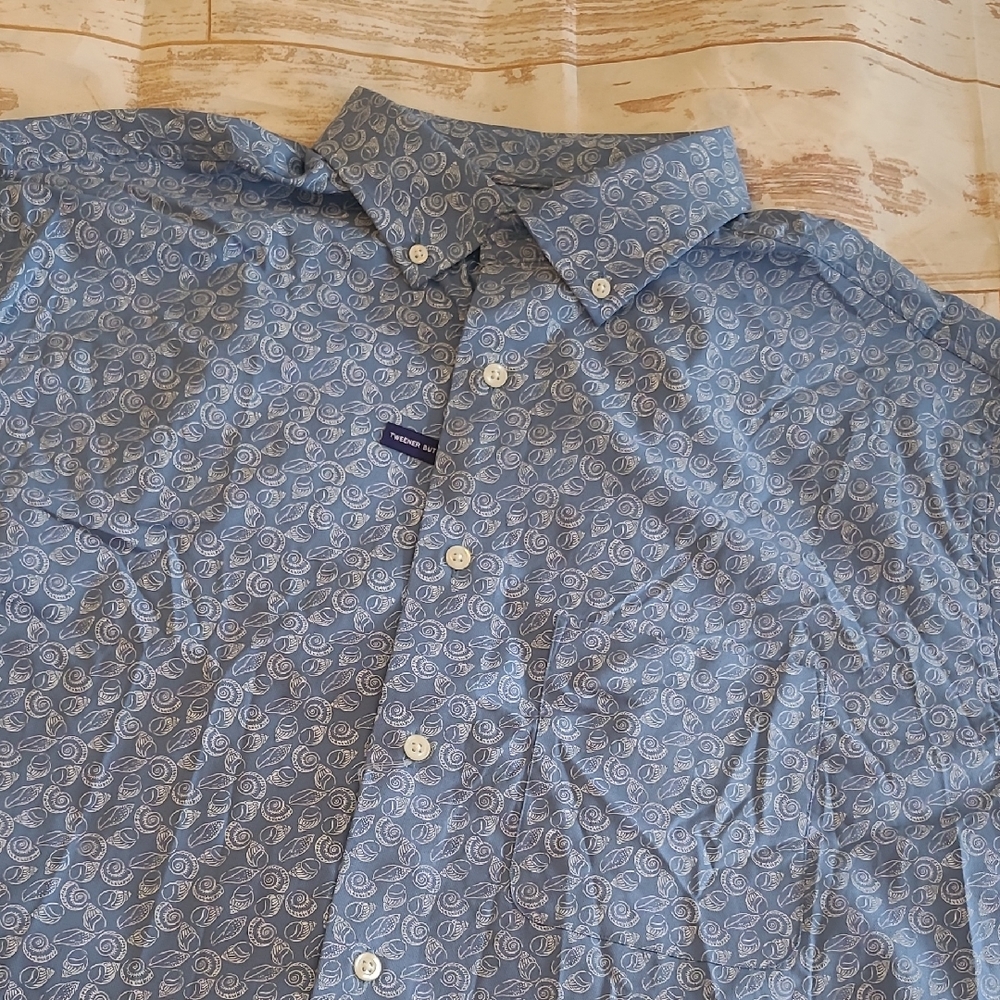 johnnie-o .. prep-performance .. LT .. Shell Print .. Short Sleeve .. New w/o